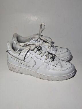 Nike Air Force 1 LE Low All White Sneakers Youth Size 3Y AF1 (DH2925-111)